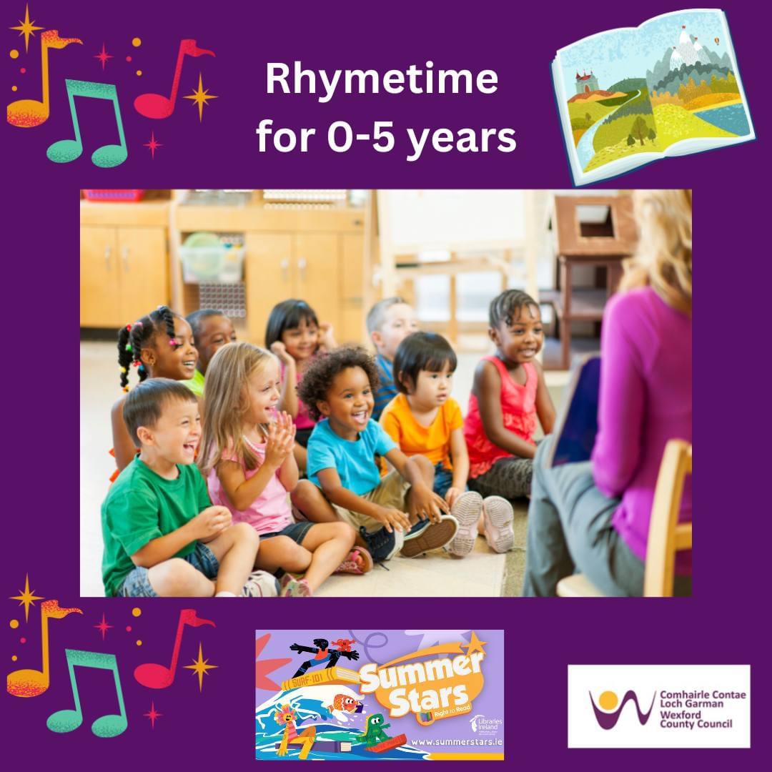 Bunclody Library – Rhymtime for 0-5 years